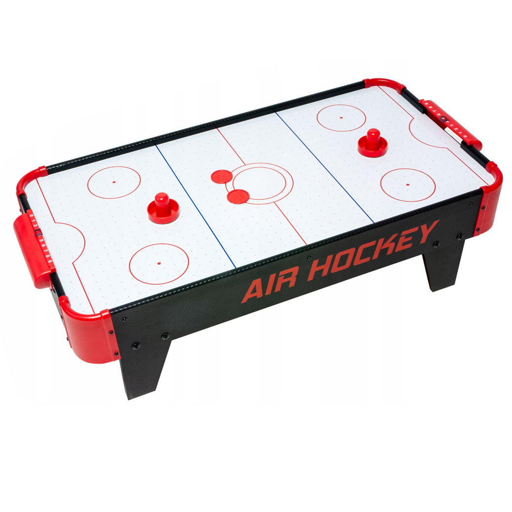 Masa de air hockey, Zola, 85 x 42 x 24 cm, contor pentru scor, 2 pucuri, 2 bare protectie Masa de air hockey, Zola, 85 x 42 x 24 cm, contor pentru scor, 2 pucuri, 2 bare protectie